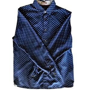 Ted Baker London Button Down Dress Shirt, Blue/White, Sz 5 or XL
